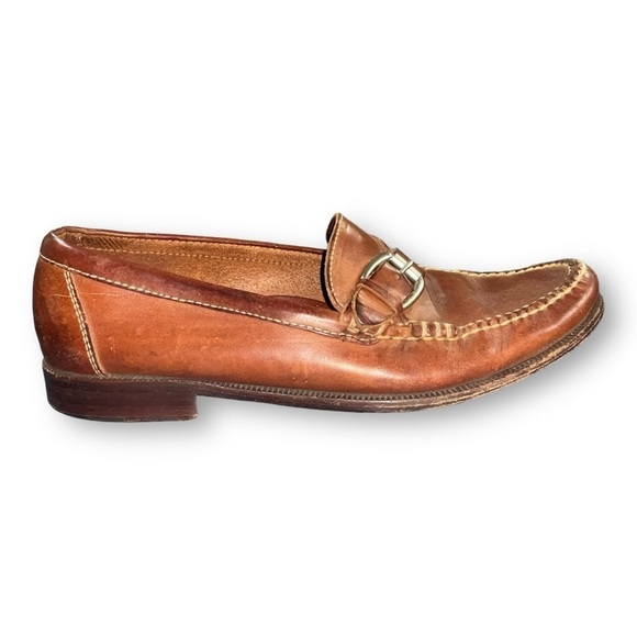 ? Cole Haan Men’s Buckle‎ Loafers | Brown Leather | Size 9 | Classic Slip- main image 6